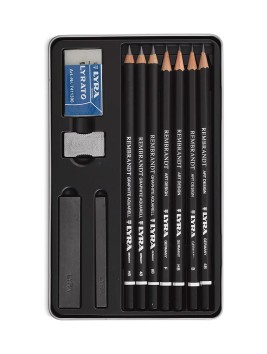 Set Grafito Rembrandt Lyra 11 Piezas L2051111