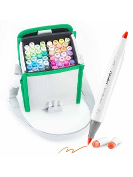 Marcadores al Alcohol Ohuhu Honolulu Set 48 Colores + 1 Blender Y30-80401-94