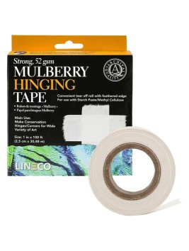Cinta de Papel Mulberry para Montaje Lineco 2,5cm X 30,4mt 533-0756