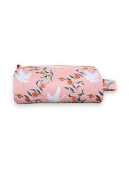 Estuche Pájaros Coral Yay! Paper TAN-BIRDPENCASE2