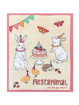 Libro para Colorear Fiestanimal | María José Gutierrez LIBROFIESTANIMAL