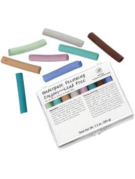 Tizas para Cerámica Amaco Underglaze N°209 Set 8 Colores 41253K