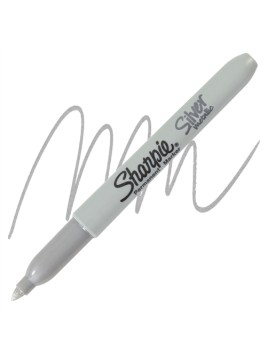 Marcador Permanente Sharpie Plateado 39013