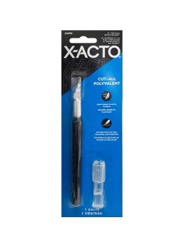 Cuchillo de Precisión X-Acto Mango Plástico con Tapa X3690Q