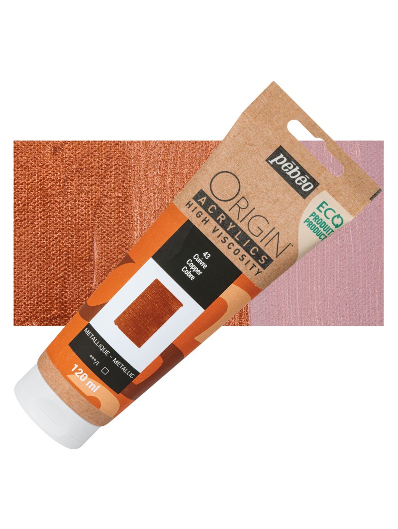 Acrílico Pebeo Origin Set 3 Colores Metálicos 60ml 817411 Acrílico Pebeo Origin Set 3 Colores Metálicos 60ml 817411