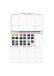 Acuarela en Pastillas Cotman Winsor & Newton Set 24 Colores + Pincel W0390376000