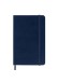 Libreta Moleskine Bolsillo (9 x 14 cm) Liso Tapa Dura Azul Zafiro 8051272893649