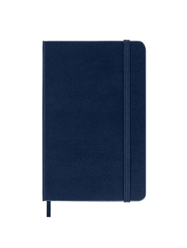Libreta Moleskine Bolsillo (9 x 14 cm) Liso Tapa Dura Azul Zafiro 8051272893649