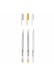 Lápices Gel Gelly Roll Sakura Set 3 Blanco, Dorado y Plateado xpgb-ch3A
