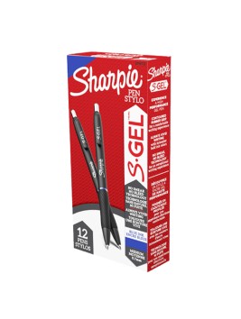 Lápices Gel Sharpie S-Gel Punta Media 0.7mm Caja 12 Unidades