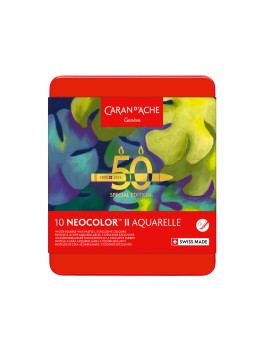 Pasteles de Cera Colores Lush Caran D Ache Set 10 CA7500915