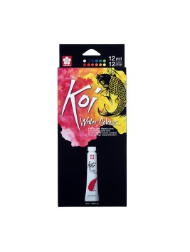 Acuarela en Tubo Sakura Koi Set 12 Colores 12ml XMW12L-12