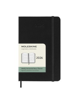 Agenda Moleskine 2026 Vista Semanal Horizontal 9x14 cm 8056999275303