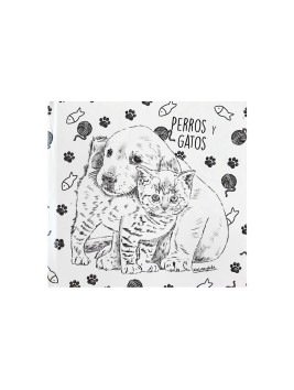 Libro para Colorear Perros y Gatos | Cata Fuenzalida LGD.CF.PYGA