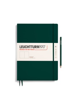 Libreta Leuchtturm 1917 A4+ Master Slim Forest Green Tapa Dura 370271