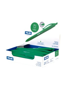 Caja 25 Bolígrafos Milan Touch Verdes 176513925