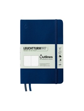 Libreta Outlines Leuchtturm A prueba de Agua B6+ Puntos
