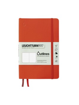 Libreta Outlines Leuchtturm A prueba de Agua B6+ Puntos