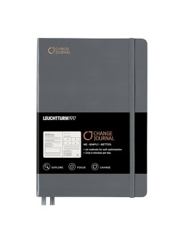 Libreta Change Journal Luechtturm 1917 A5 Tapa Dura 100gr Anthracite 360443