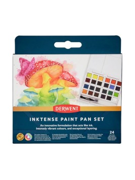 Tinta en Pastillas Solubles al Agua Derwent Inktense Set 24 Colores 2306318