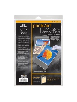 Sobres Autoadhesivos Transparentes Lineco 28x35,5 cm 10 Unidades 533-1114