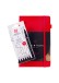 Libreta Royal Talens Roja 13x21 cm Líneas + Set de 6 Tiralíneas 90480963