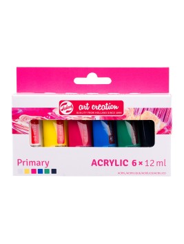 Acrílicos Art Creation Set 6 Colores 12ml Primarios 9021860M