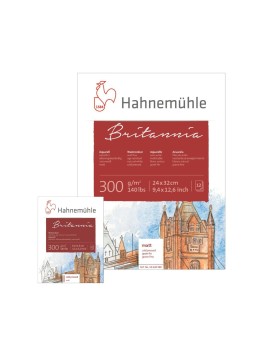 Block Acuarela Hahnemuhle Britannia 300gr Grano Fino