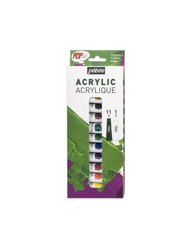 Acrílico Pebeo POP Art Sets 10ml + Blanco 15ml