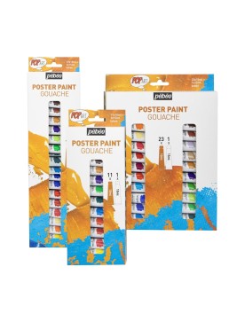 Gouache Pebeo POP Art Sets 10ml + Blanco 15ml