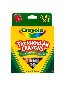 Lápices de Cera Triangulares Crayola Set 16 Colores 524016