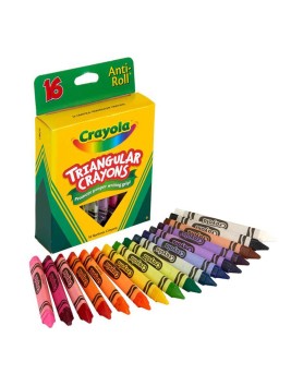 Lápices de Cera Triangulares Crayola Set 16 Colores 524016