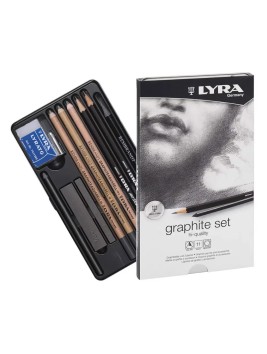 Set Grafito Rembrandt Lyra 11 Piezas N°2 L2041111