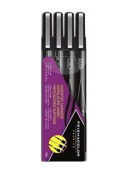 Tiralíneas y Marcador Prismacolor Premier Set 4 Negros 1738861