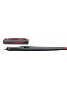 Pluma Lamy Caligráfica Joy 1.5 Tapa Negra Clip Rojo 4029993