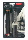 Carboncillo Set Materiales Mixto Derwent 10 Piezas 2300675