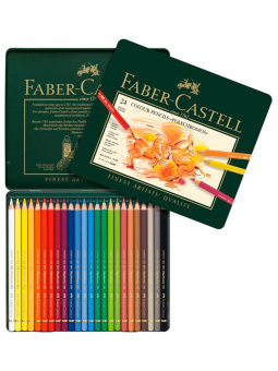 Lápices de Colores Polychromos Faber Castell Set 24 FC110024
