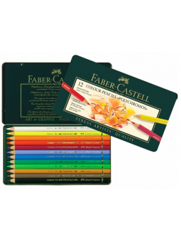 Lápices de Colores Polychromos Faber Castell Set 12 FC110012