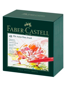 Marcadores Pitt Artist Pen Faber Castell Set 48 FC167148
