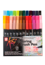 Marcadores Sakura Koi Brush Pen Set 24 Colores XBR-24