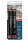 Lápices Carboncillo con Color Derwent Tinted Charcoal Set 6 2301689
