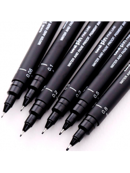 Tiralíneas Uni-Pin Negro