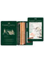 Estuche de Metal Pitt Monochrome Faber Castell 12 Piezas FC112975