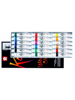 Acuarela en Tubo Sakura Koi Set 18 Colores 12ml XMW18L