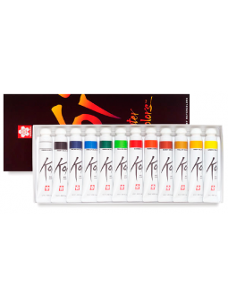 Acuarela en Tubo Sakura Koi Set 12 Colores 12ml XMW12L