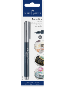 Marcadores Metálicos Faber Castell Plateado FC160798