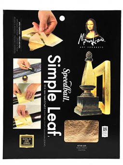Láminas Imitación Oro, Plata y Cobre Simple Leaf Mona Lisa Speedball
