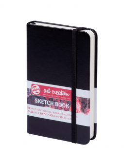 Libreta Sketchbook Art Creation Negra 140gr 80 Hojas
