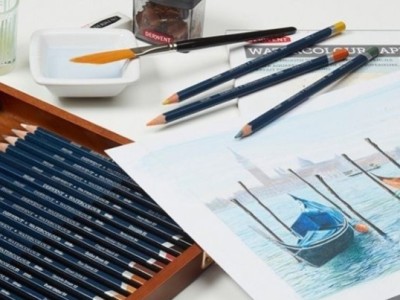Dibuja, mezcla y sorpréndete con Derwent Watercolour.