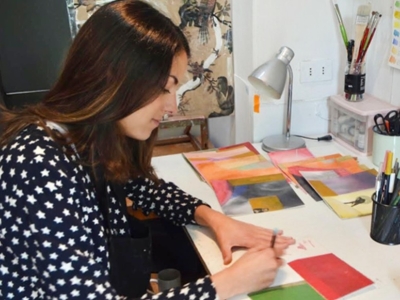 Artistas y sus Materiales : Fernanda Alcalde